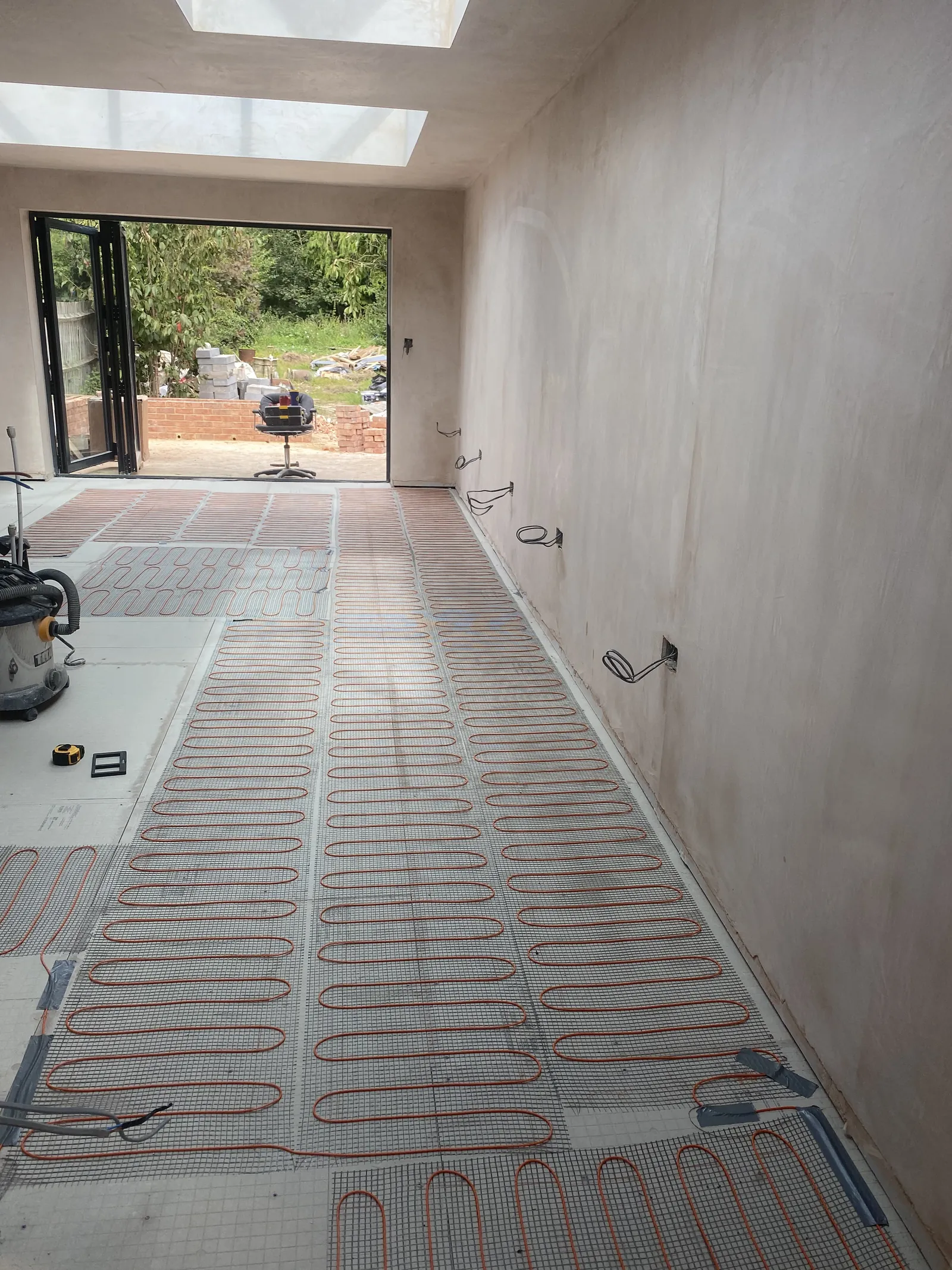 Underfloor heating by Hampshire Premier Construction